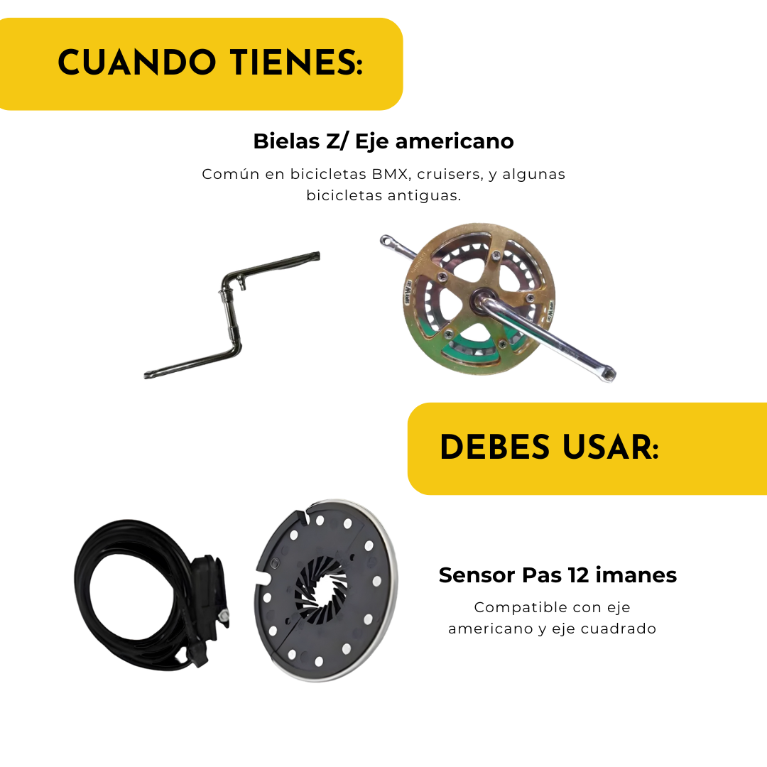 ⚡ Kit de Conversión Eléctrica de Bicicleta Motor en Rueda Paquete 1 🚴 - VOLTAX ELECTRIC BIKES