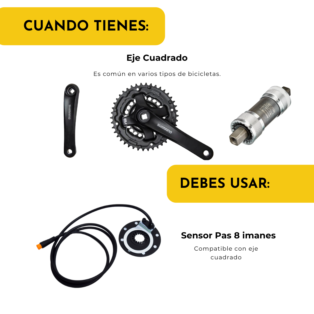 ⚡ Kit de Conversión Eléctrica de Bicicleta Motor en Rueda Paquete 1 🚴 - VOLTAX ELECTRIC BIKES