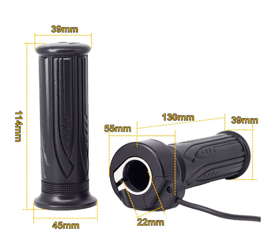 ⚙️ Acelerador de Puño Completo Waterproof - VOLTAX ELECTRIC BIKES