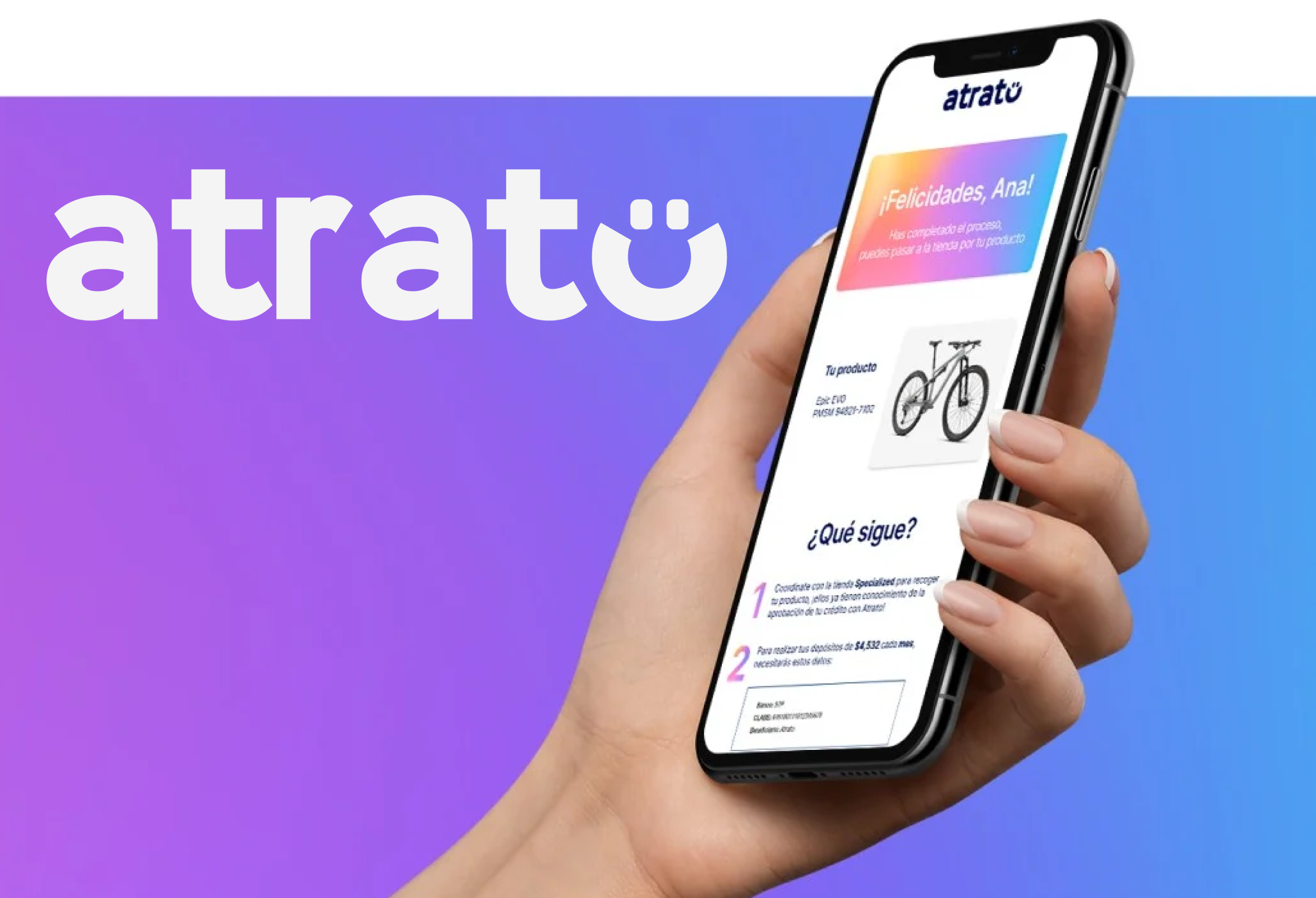 Atrato pago es un método de pago que te permite financiar compras