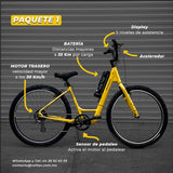 KIT ELÉCTRICO para TU BICICLETA ⚡ PAQUETE 1 ⚡ Motor en rueda
